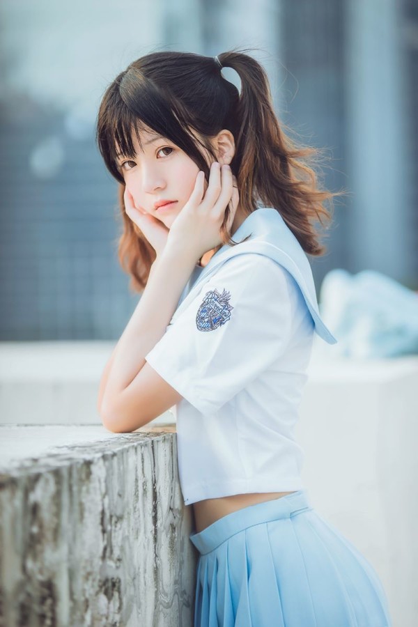 人气Coser@桜桃喵 – JK女子高中生 [19P/163MB]