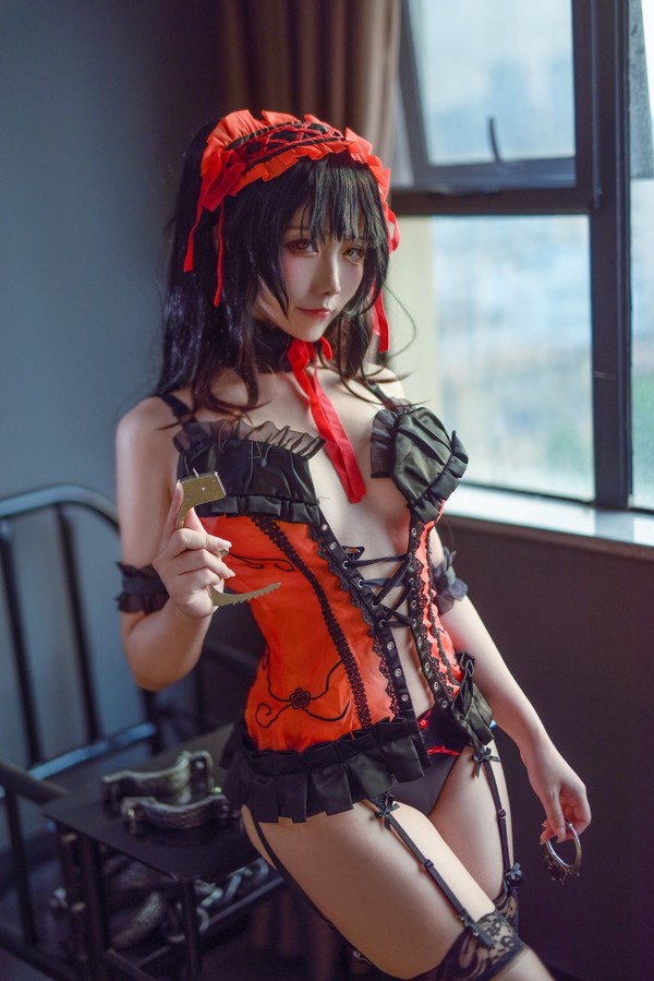 人气Coser@九曲Jean 狂三睡衣 [40P/501MB]