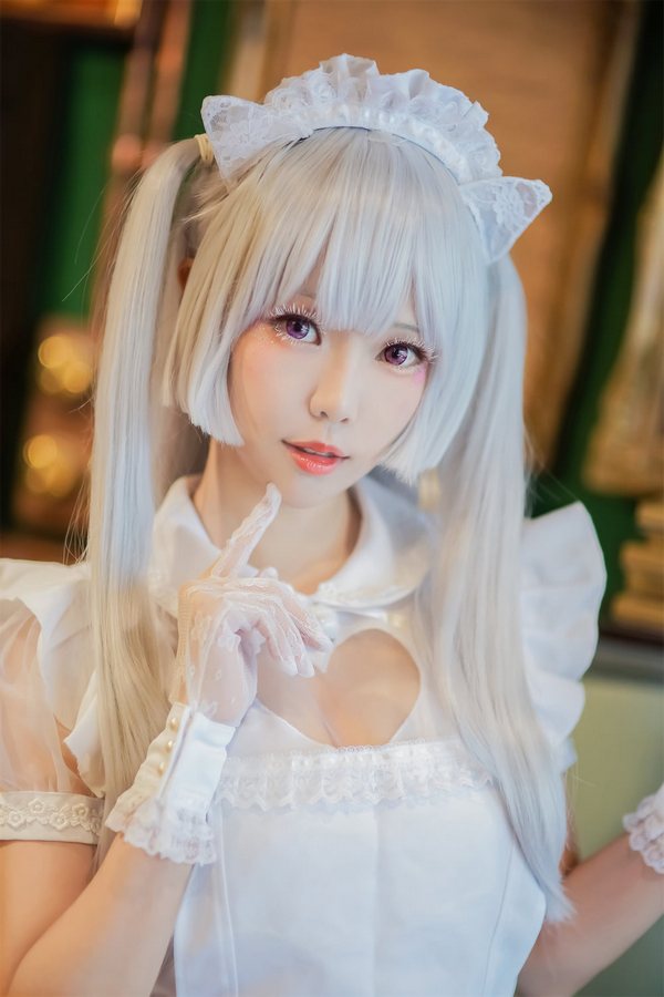 [Ely] 白猫女仆 シロネコメイド [50P/12M]