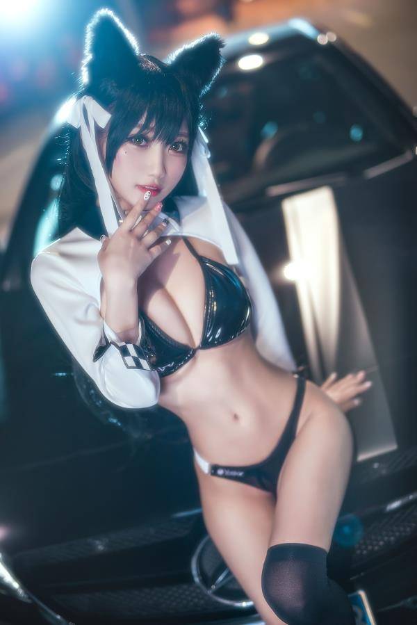 [Cosplay][鬼畜瑶在不在]爱宕赛车娘【11P/126M】