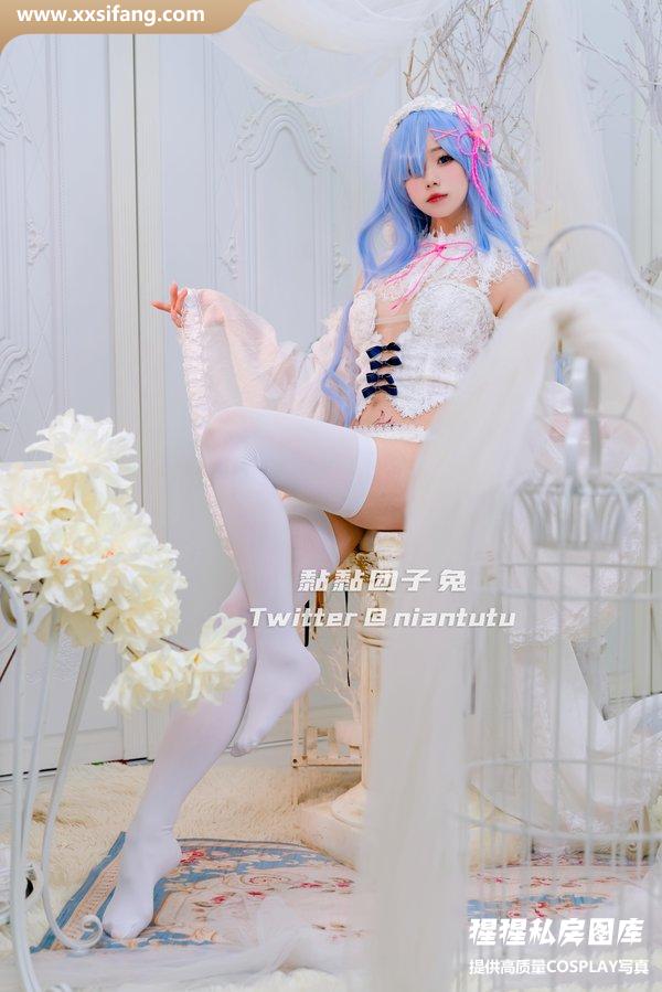 咬一口兔娘ovo COSPLAY写真集《长发蕾姆 》超高清套图下载[41P/637M]