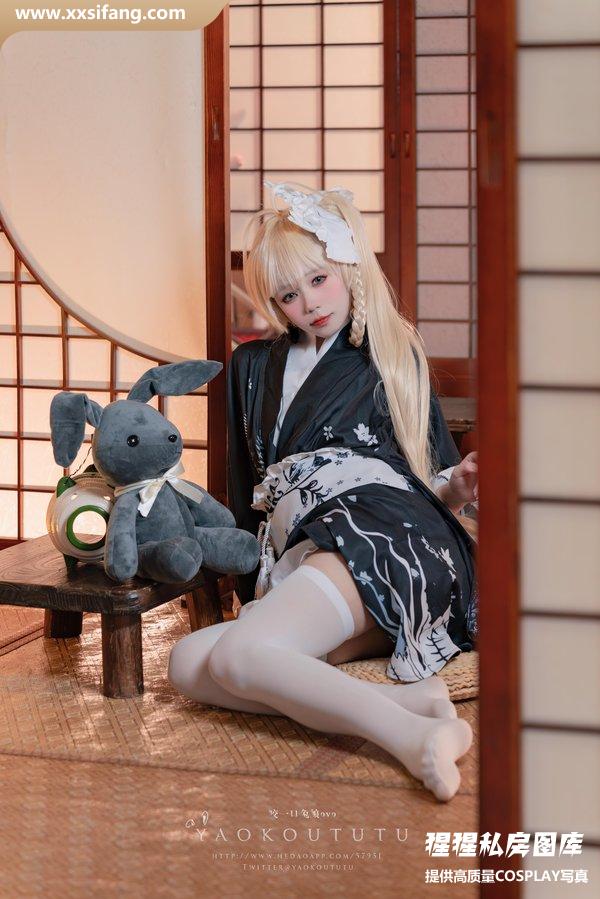 咬一口兔娘ovo COSPLAY写真集《六月T3专属特典『穹妹浴衣』》超高清套图下载[42P/661M]