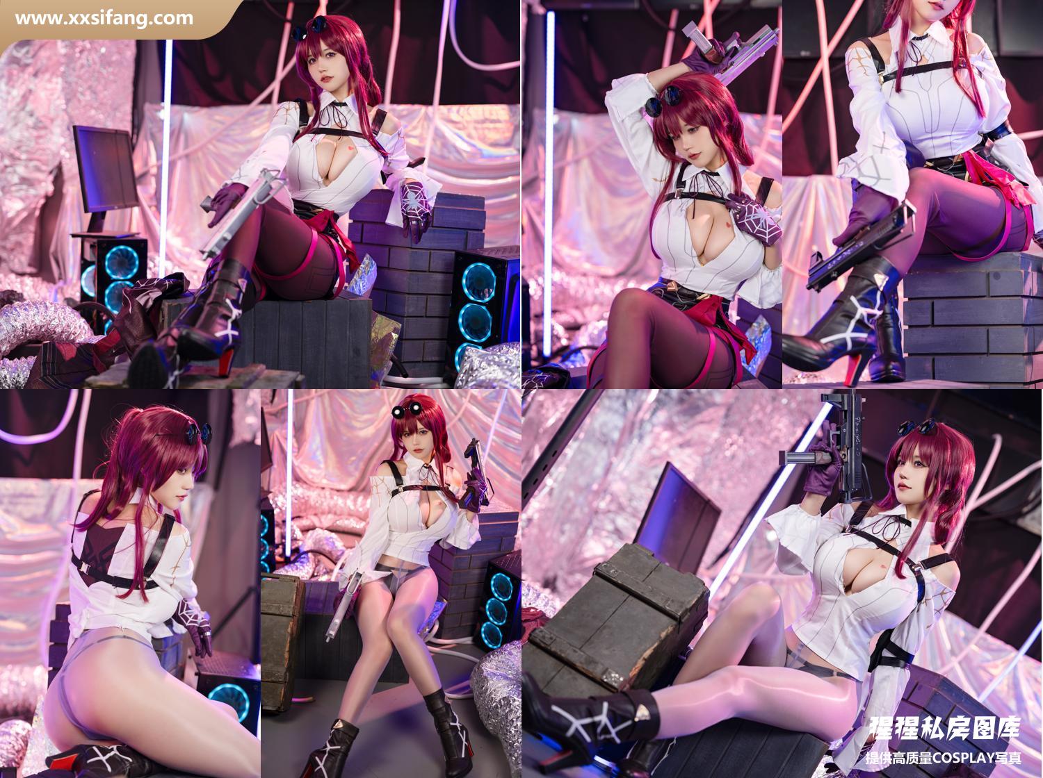 [图片2]-小仓千代w COSPLAY写真集《23年09月patreon订阅 Kafka HSR 卡芙卡》超高清套图下载[27P/77M]插图-猩猩私房