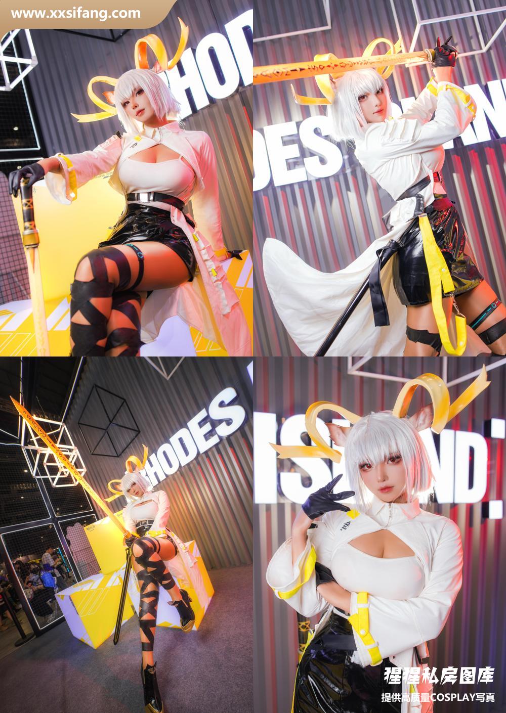 [图片2]-菌烨tako COSPLAY写真集《明日方舟 卡涅利安》超高清套图下载[7P/13M]插图-猩猩私房