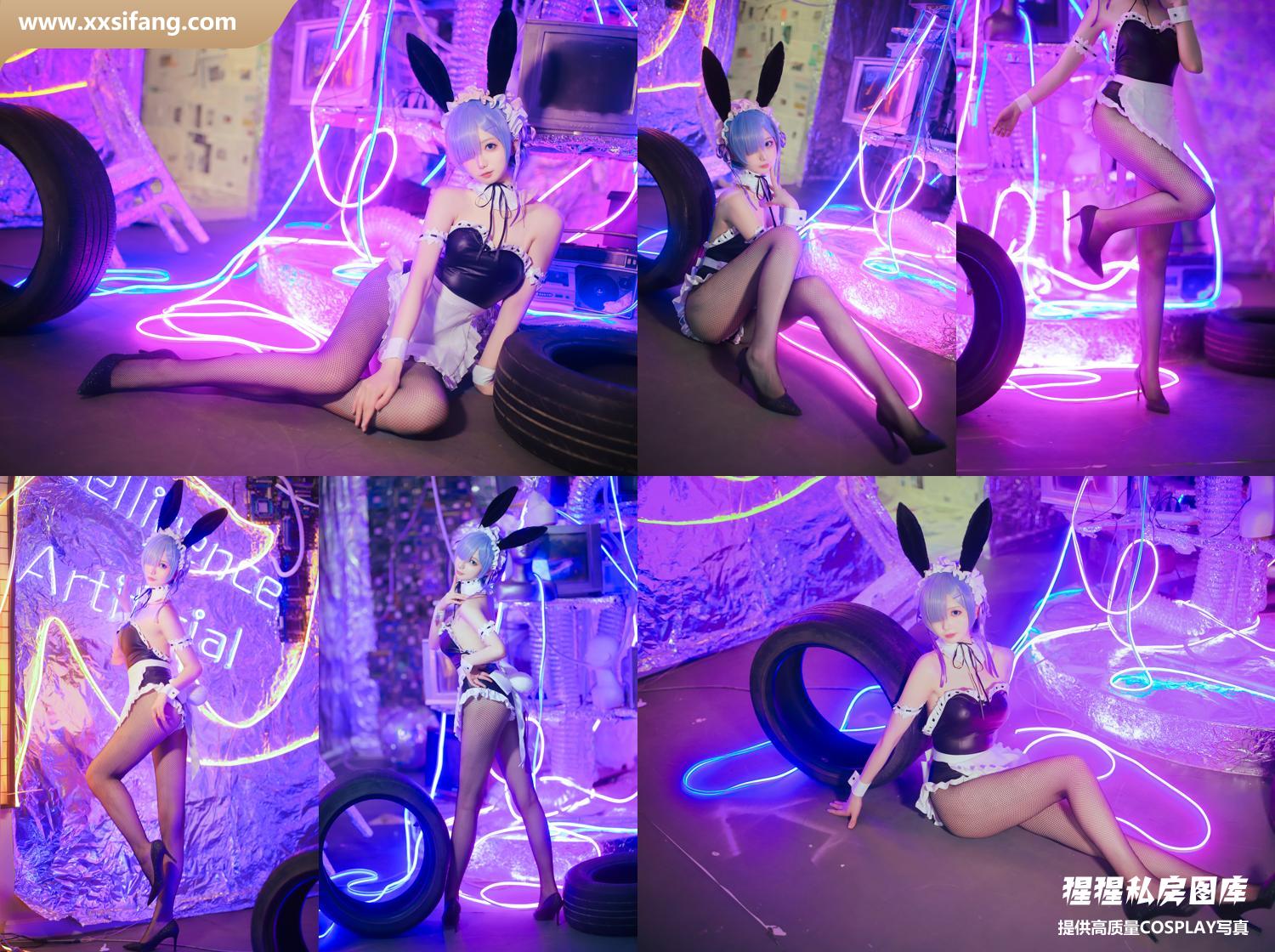 [图片2]-封疆疆v COSPLAY写真集《封疆疆v 蕾姆兔女郎》超高清套图下载[18P/212M]插图-猩猩私房