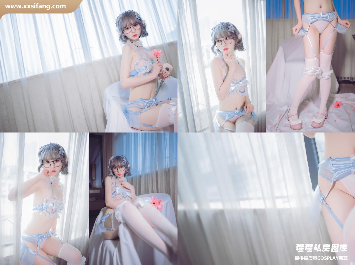[图片2]-疯猫ss COSPLAY写真集《蓝色精灵》超高清套图下载[30P/180M]插图-猩猩私房