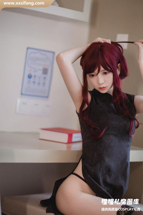 疯猫ss COSPLAY写真集《黑色旗袍》超高清套图下载[31P/207M]