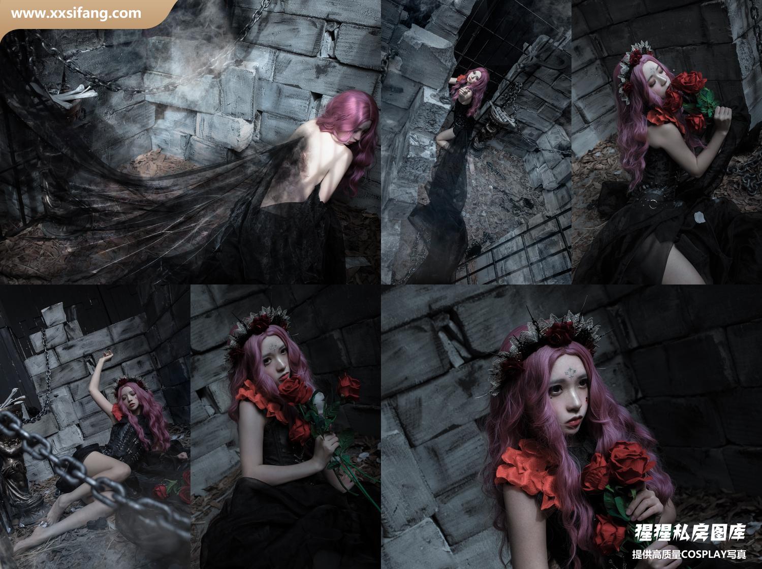 [图片2]-疯猫ss COSPLAY写真集《化蝶》超高清套图下载[60P/774M]插图-猩猩私房