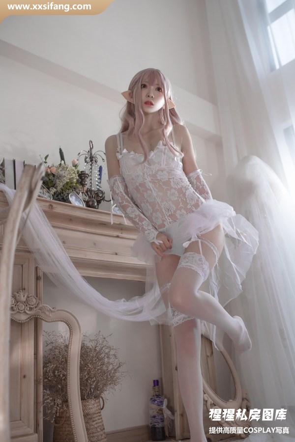 疯猫ss COSPLAY写真集《纯白精灵》超高清套图下载[29P/938M]