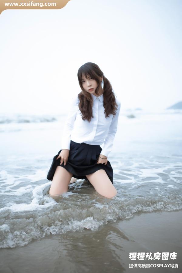 疯猫ss COSPLAY写真集《海滩蓝色》超高清套图下载[28P/190M]