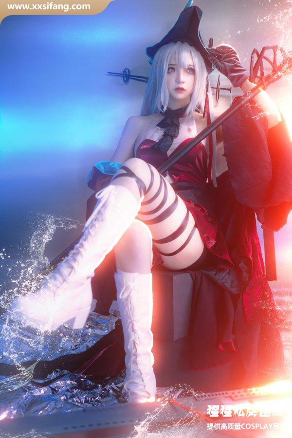 疯猫ss COSPLAY写真集《浊心斯卡蒂》超高清套图下载[18P/356M]