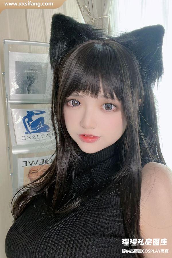 疯猫ss COSPLAY写真集《黑毛衣少女》超高清套图下载[80P/1.18G]