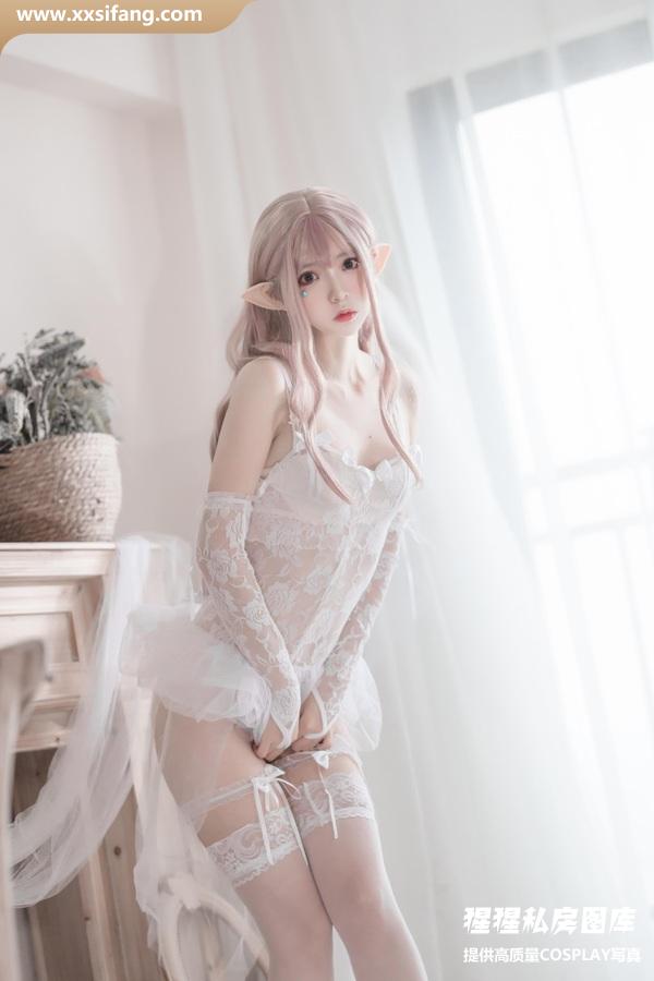 疯猫ss COSPLAY写真集《纯白精灵》超高清套图下载[29P/938M]
