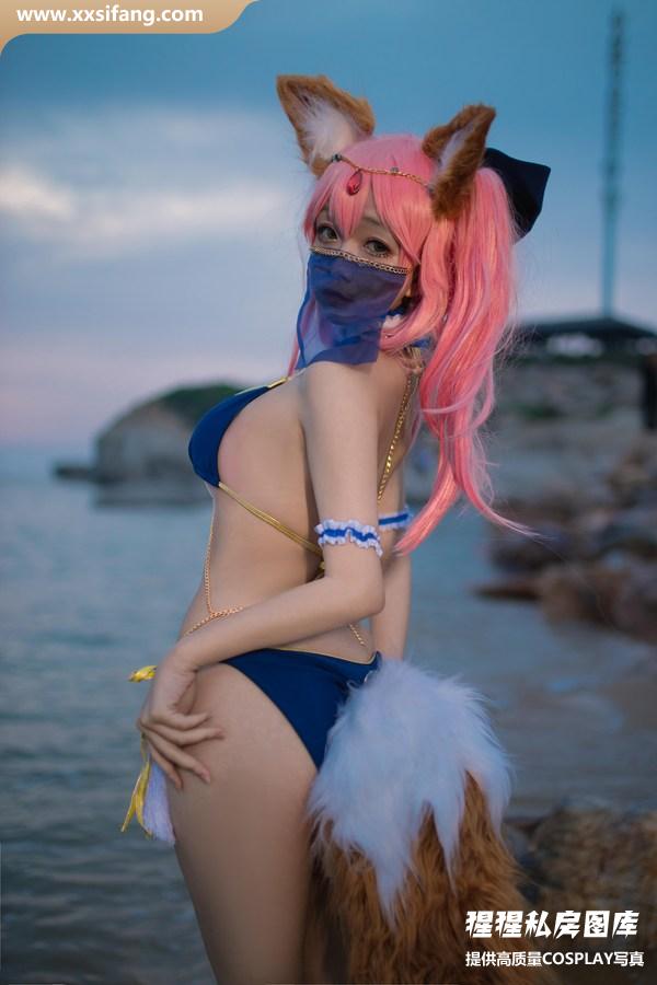 日奈娇 COSPLAY写真集《玉藻前 阿拉伯舞娘》超高清套图下载[37P/456M]