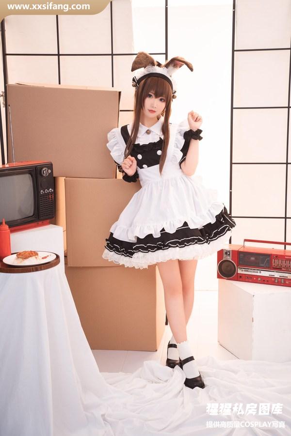 面饼仙儿写真集《阿米驴女仆》高清套图下载