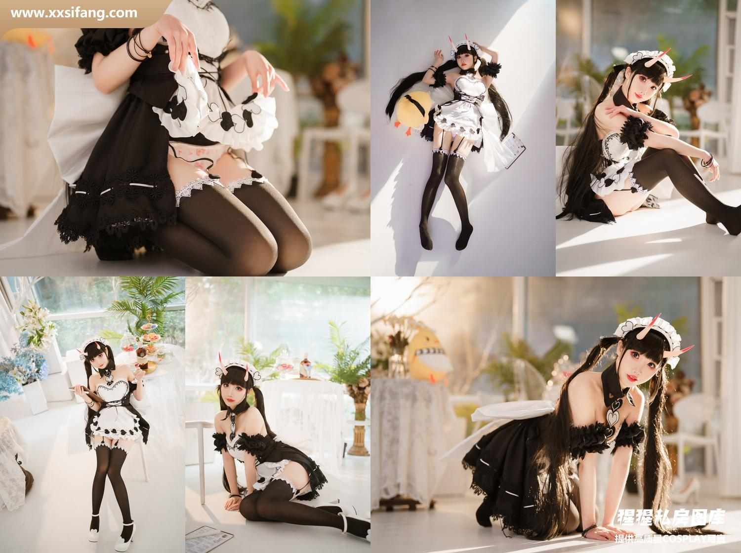 [图片2]-面饼仙儿写真集《能代女仆》高清套图下载插图-猩猩私房