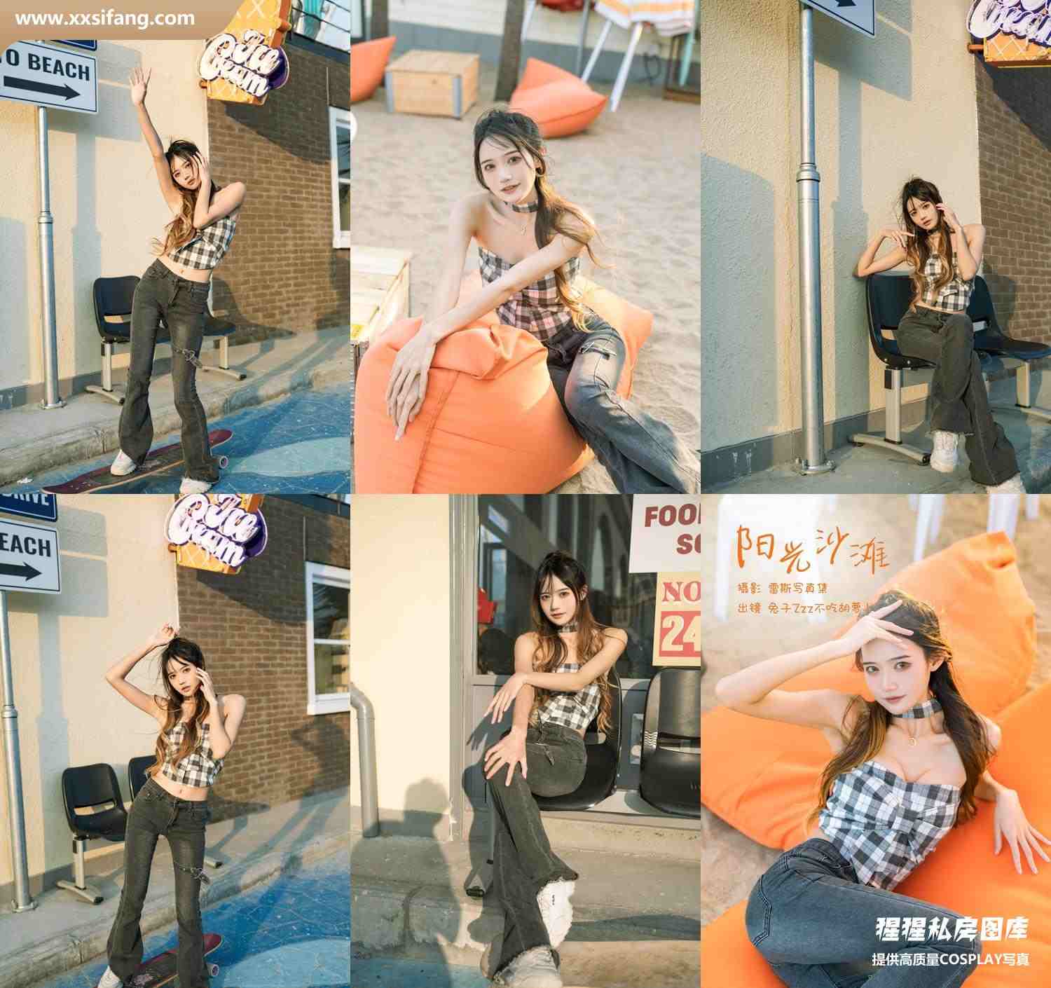 [图片2]-兔子Zzz不吃胡萝卜写真集《阳光沙滩》高清套图下载[22P]插图-猩猩私房