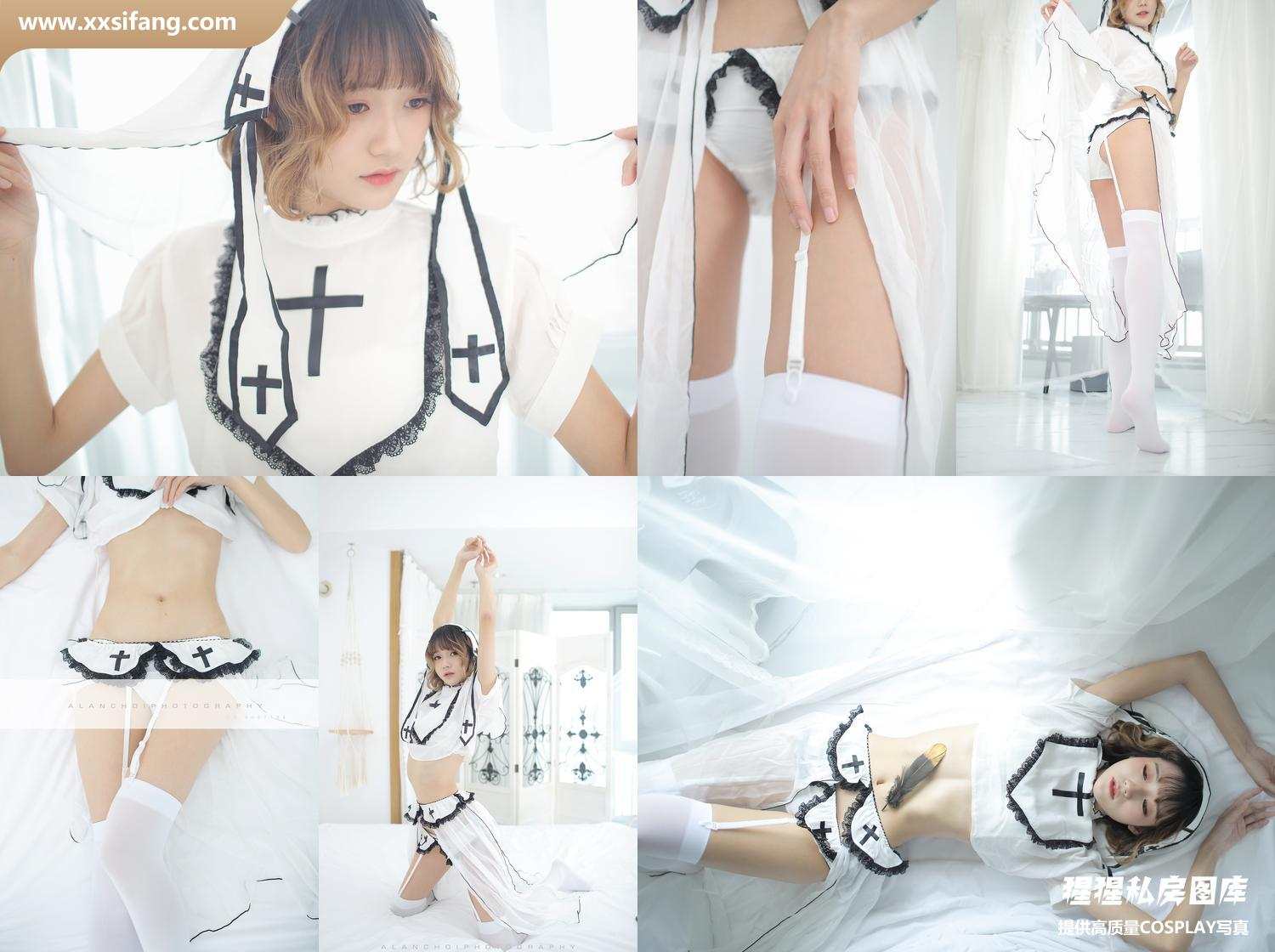 [图片2]-兔子Zzz不吃胡萝卜写真集《圣洁修女私影-愛倫出品》高清套图下载[21P]插图-猩猩私房