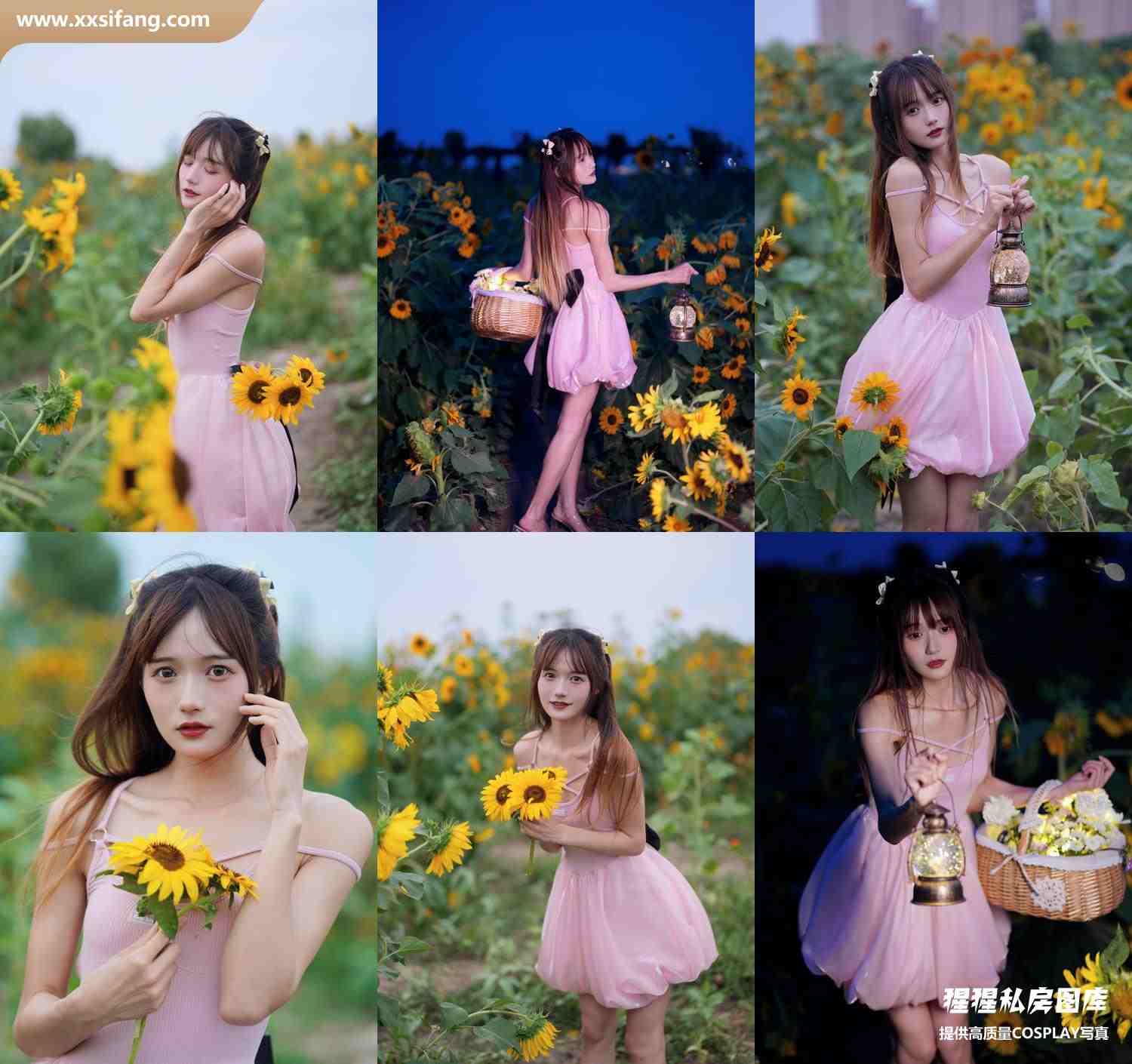 [图片2]-兔子Zzz不吃胡萝卜写真集《蓝调向日葵少女》高清套图下载[28P]插图-猩猩私房