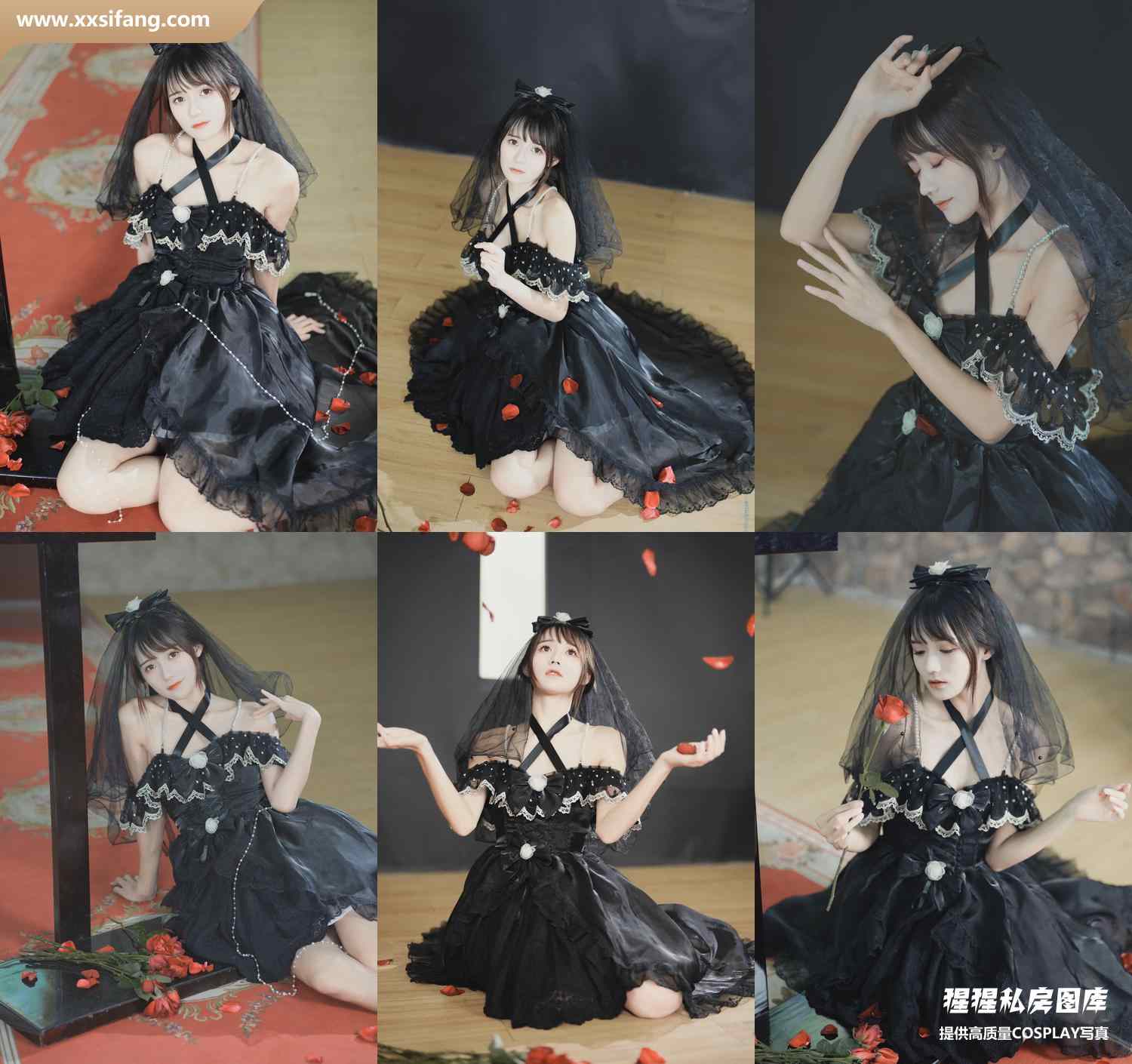 [图片2]-兔子Zzz不吃胡萝卜写真集《契约十字》高清套图下载[27P]插图-猩猩私房