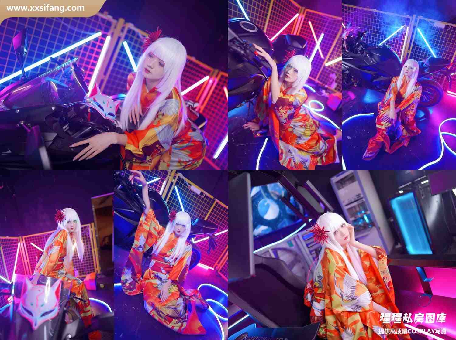 [图片2]-兔子Zzz不吃胡萝卜写真集《赛博电子姬》高清套图下载[32P]插图-猩猩私房