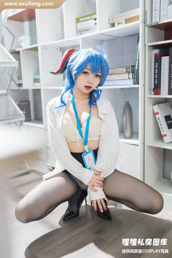 花铃写真集《甘雨秘书ol》高清套图下载[93P]
