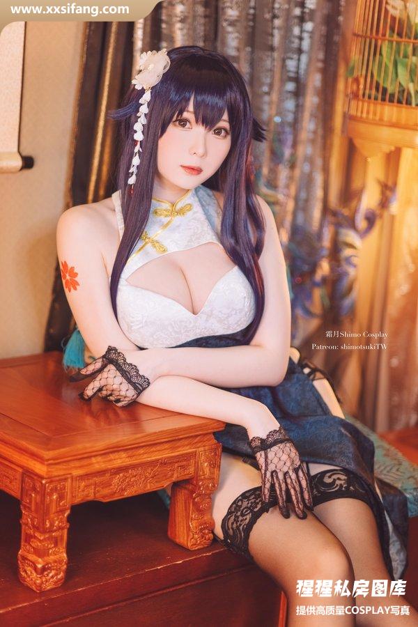 霜月shimo写真集《碧蓝航线 吾妻旗袍》高清套图下载[12P+1V]