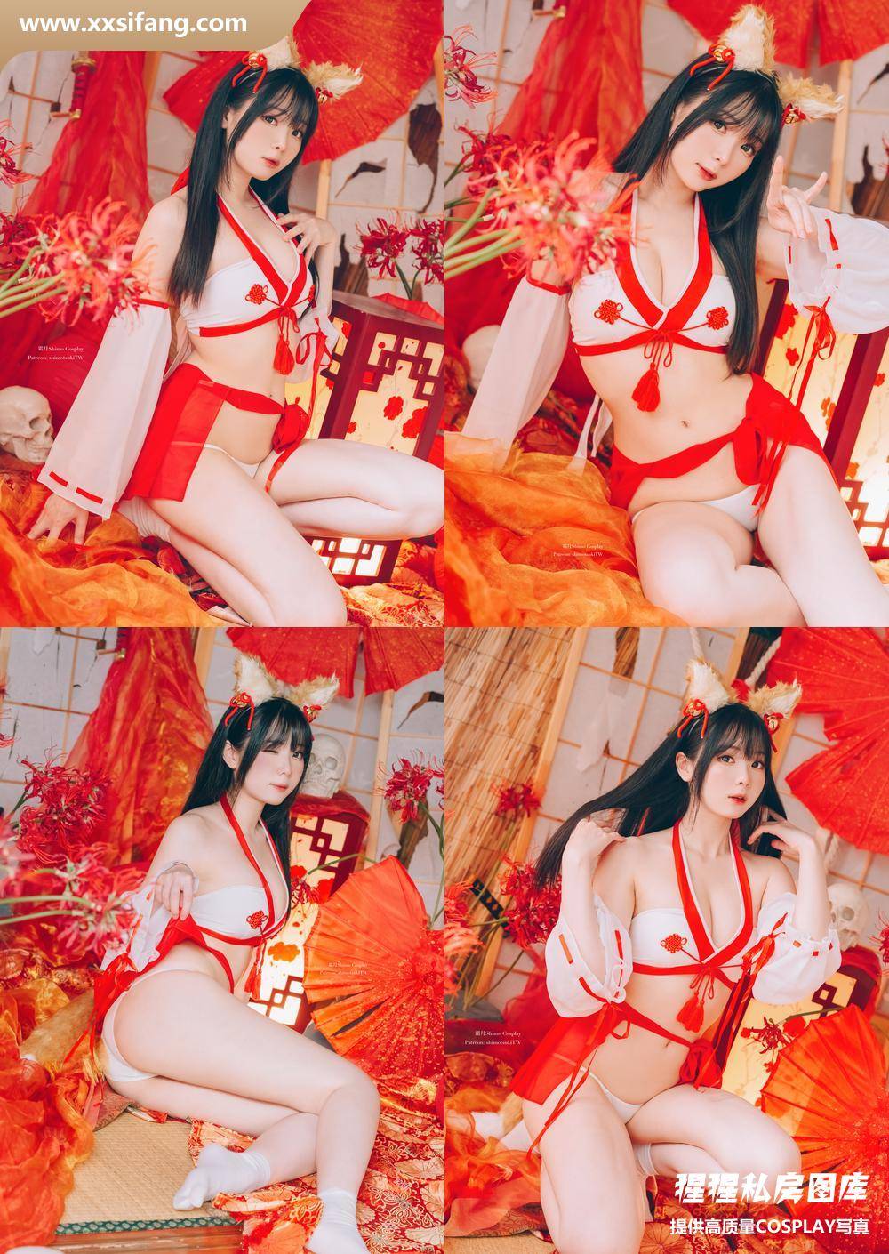 [图片2]-霜月shimo写真集《Fox Miko》高清套图下载[14P]插图-猩猩私房