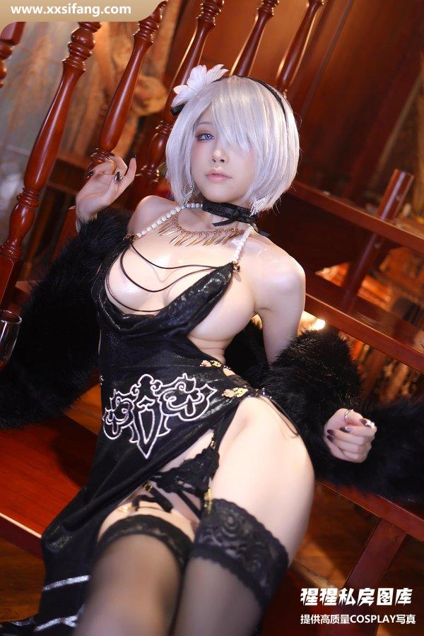 水淼aqua写真集《ヨルハ二号B型 同人ドレスVer》高清套图下载[95P]