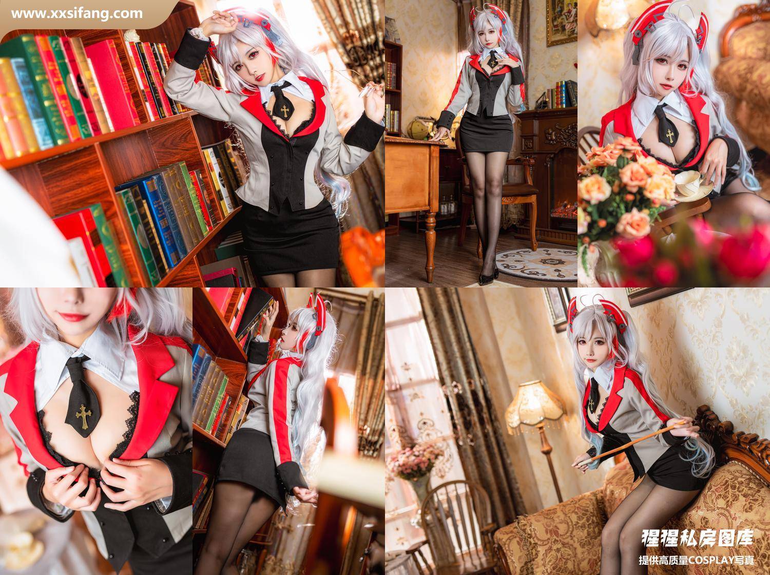 [图片2]-Momoko葵葵写真集《欧根 教师》高清套图下载[21P]插图-猩猩私房