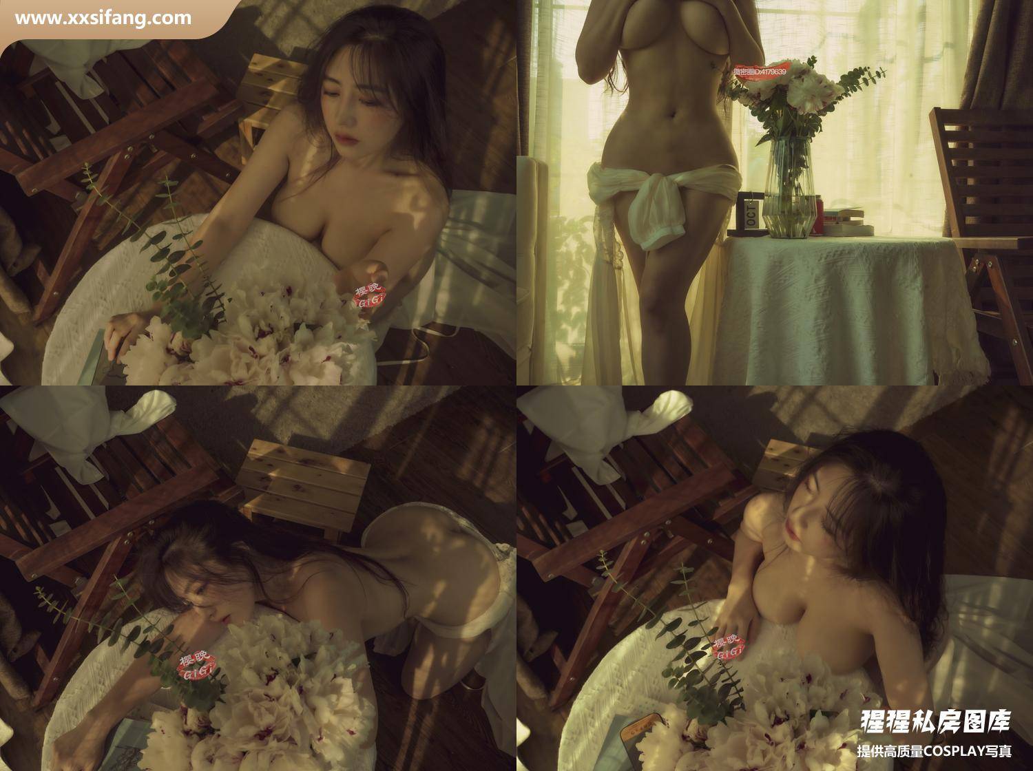 [图片2]-樱晚GiGi写真集《窗前的花》高清套图下载[20P]插图-猩猩私房