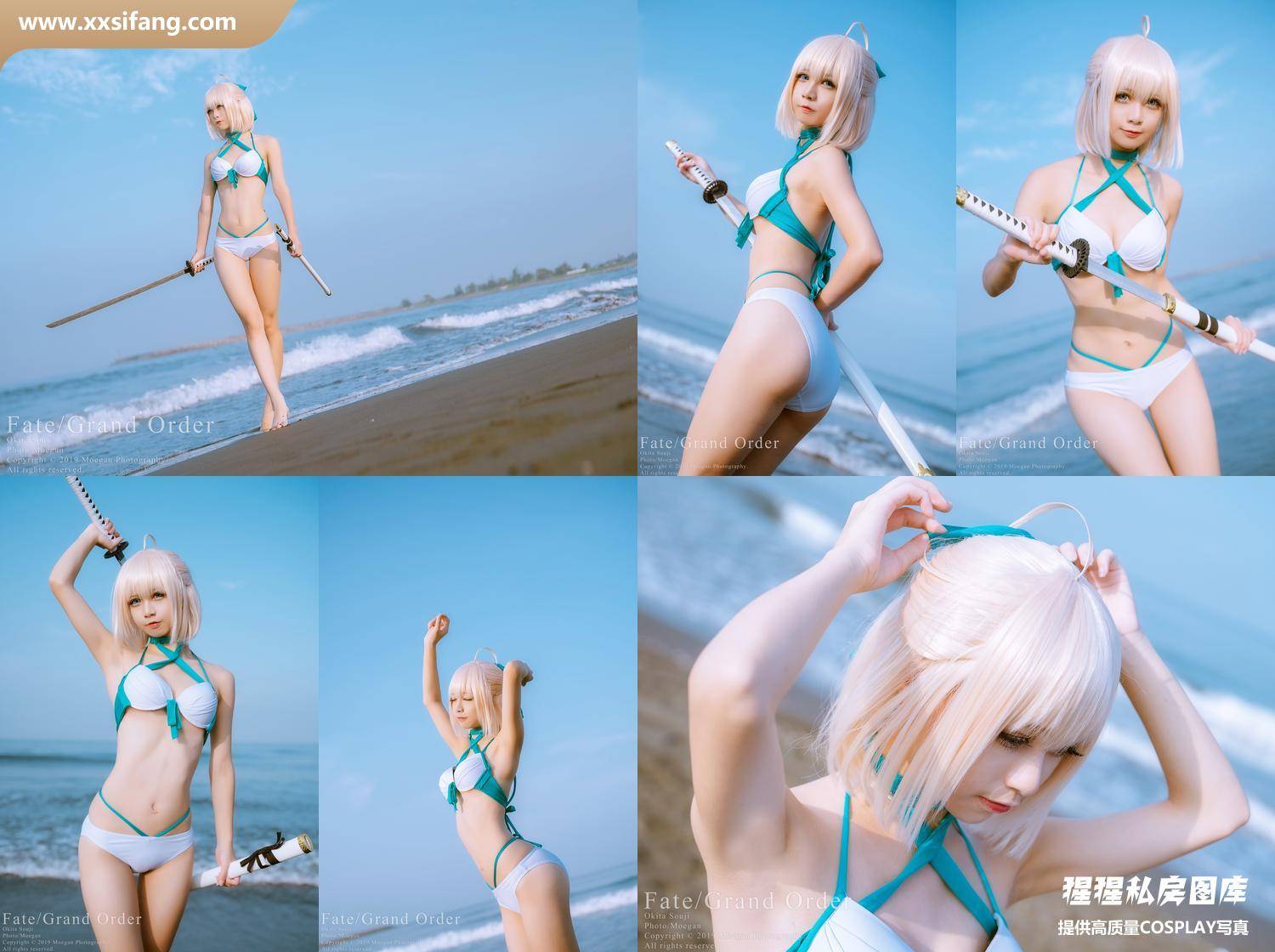 [图片2]-沖田凜花Rinka写真集《FateGrand Order沖田総司水着ver》高清套图下载[16P]插图-猩猩私房