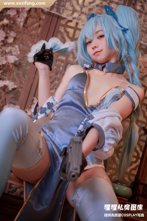 G44不会受伤写真集《pa15旗袍 翠雀媚》高清套图下载[20P]
