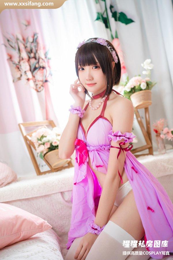 瓜希酱写真集《加藤惠 睡衣》高清套图下载[14P]