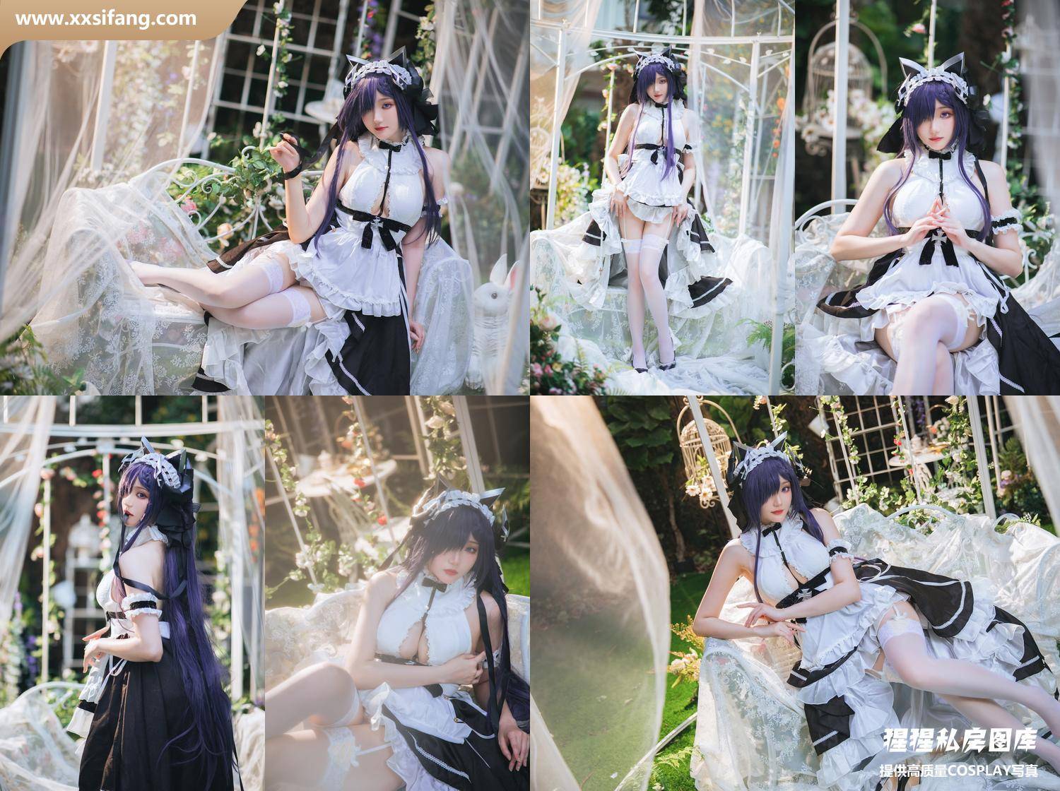 [图片2]-瓜希酱写真集《碧蓝航线 奥古斯特女仆》高清套图下载[24P]插图-猩猩私房