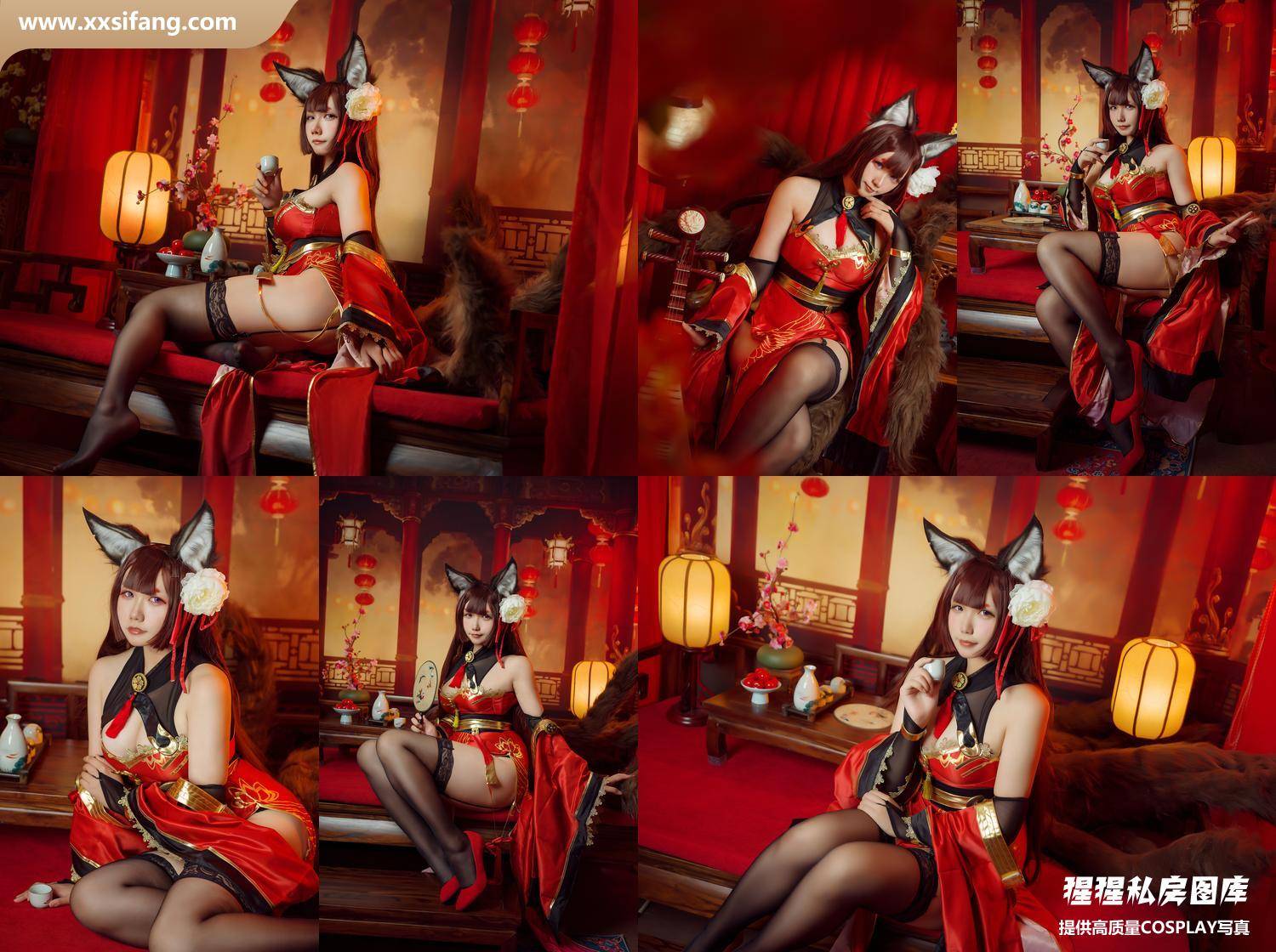 [图片2]-麻花麻花酱写真集《天城旗袍》高清套图下载[20P]插图-猩猩私房