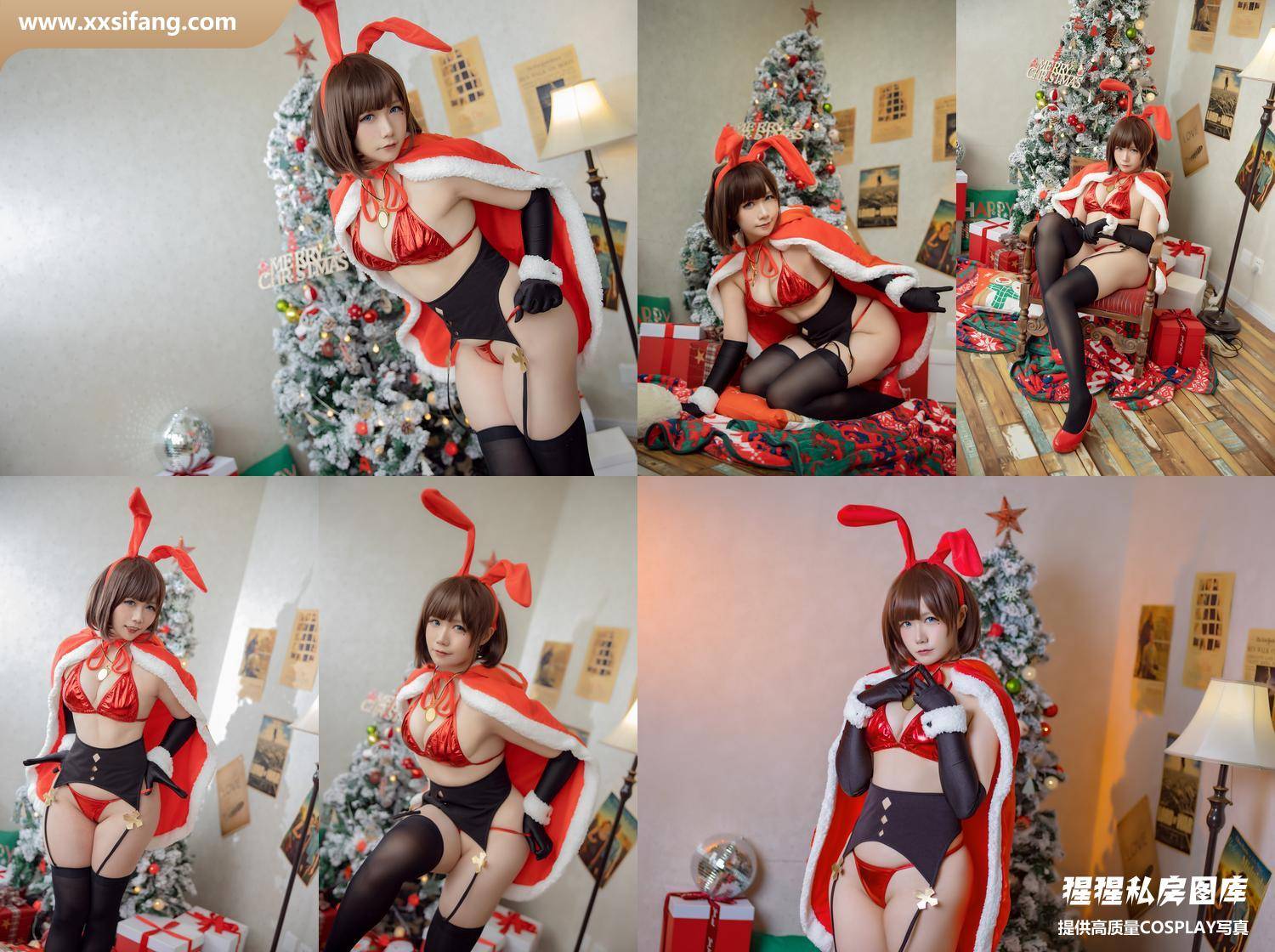 [图片2]-麻花麻花酱写真集《魔太郎圣诞兔》高清套图下载[22P]插图-猩猩私房