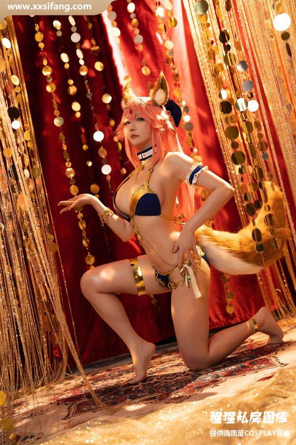 星之迟迟写真集《FGO玉藻前舞娘》高清套图下载[36P]