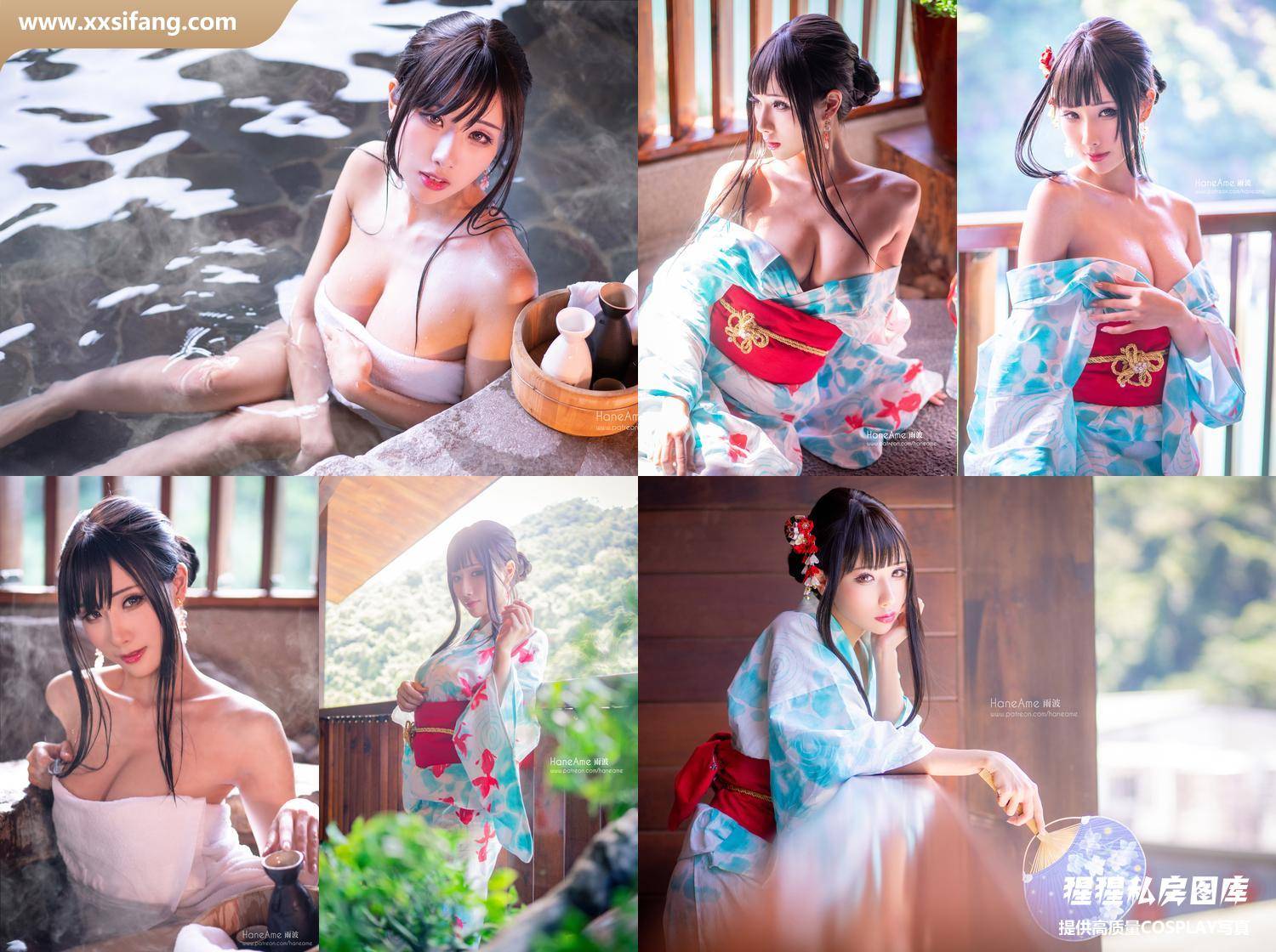 [图片2]-HaneAme雨波写真集《Hot spring》高清套图下载[100P+1V]插图-猩猩私房