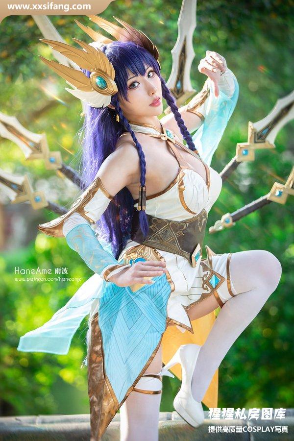 HaneAme雨波写真集《2020年08月 LOL Divine Sword Irelia 伊瑞莉亞劍仙》高清套图下载[12P]