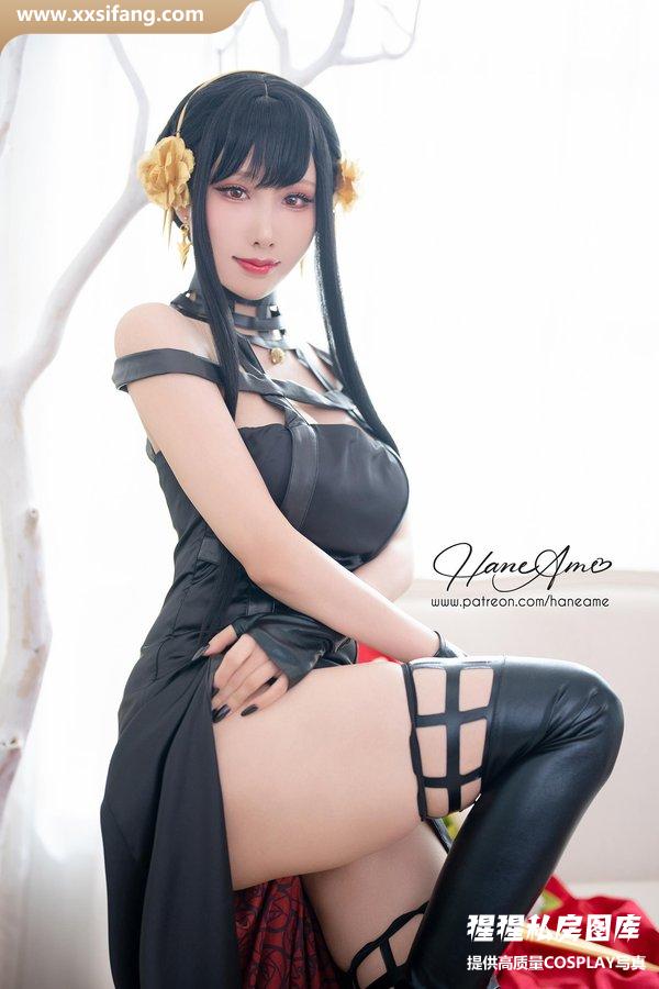 HaneAme雨波写真集《间谍过家家Yor Forger》高清套图下载[34P]