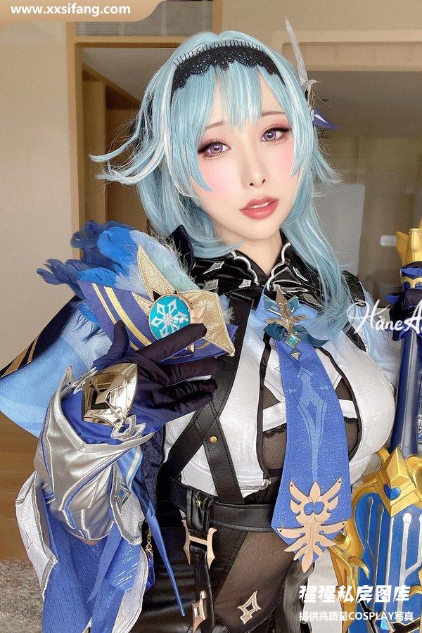 HaneAme雨波写真集《2022年07月 GenshinImpact EULA 優拉》高清套图下载[48P+2V]