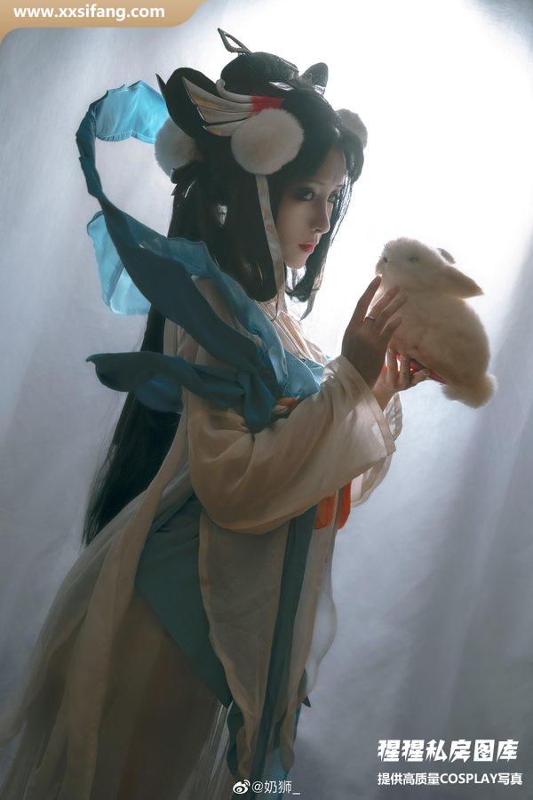 奶狮不咬人写真集《嫦娥如梦令》高清套图下载[14P]
