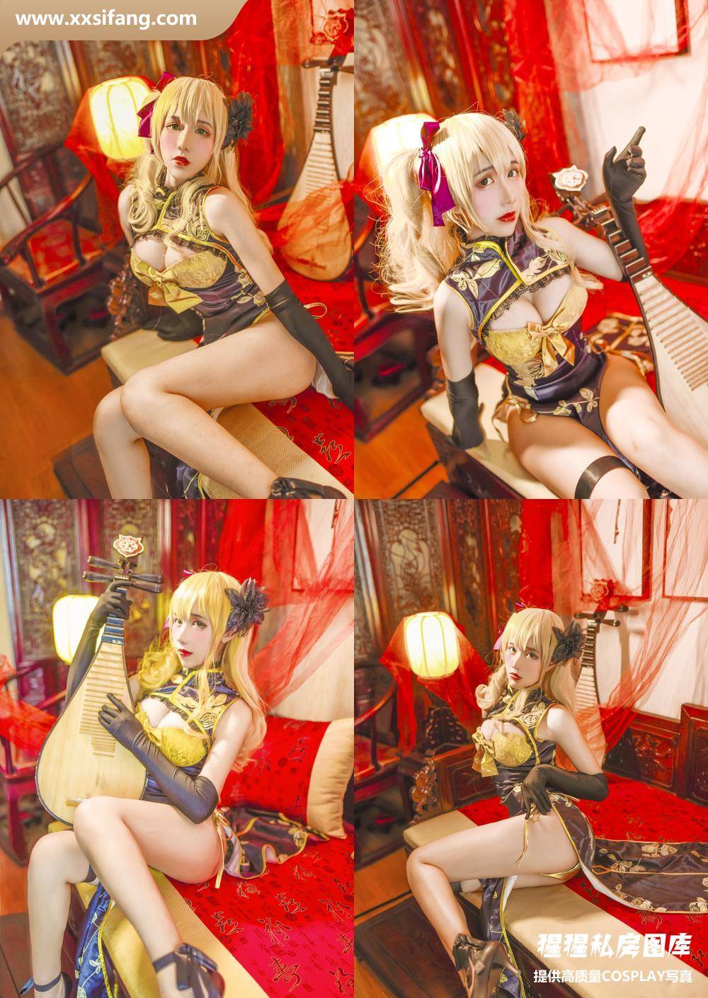 [图片2]-九曲Jean写真集《金莲》高清套图下载[7P]插图-猩猩私房