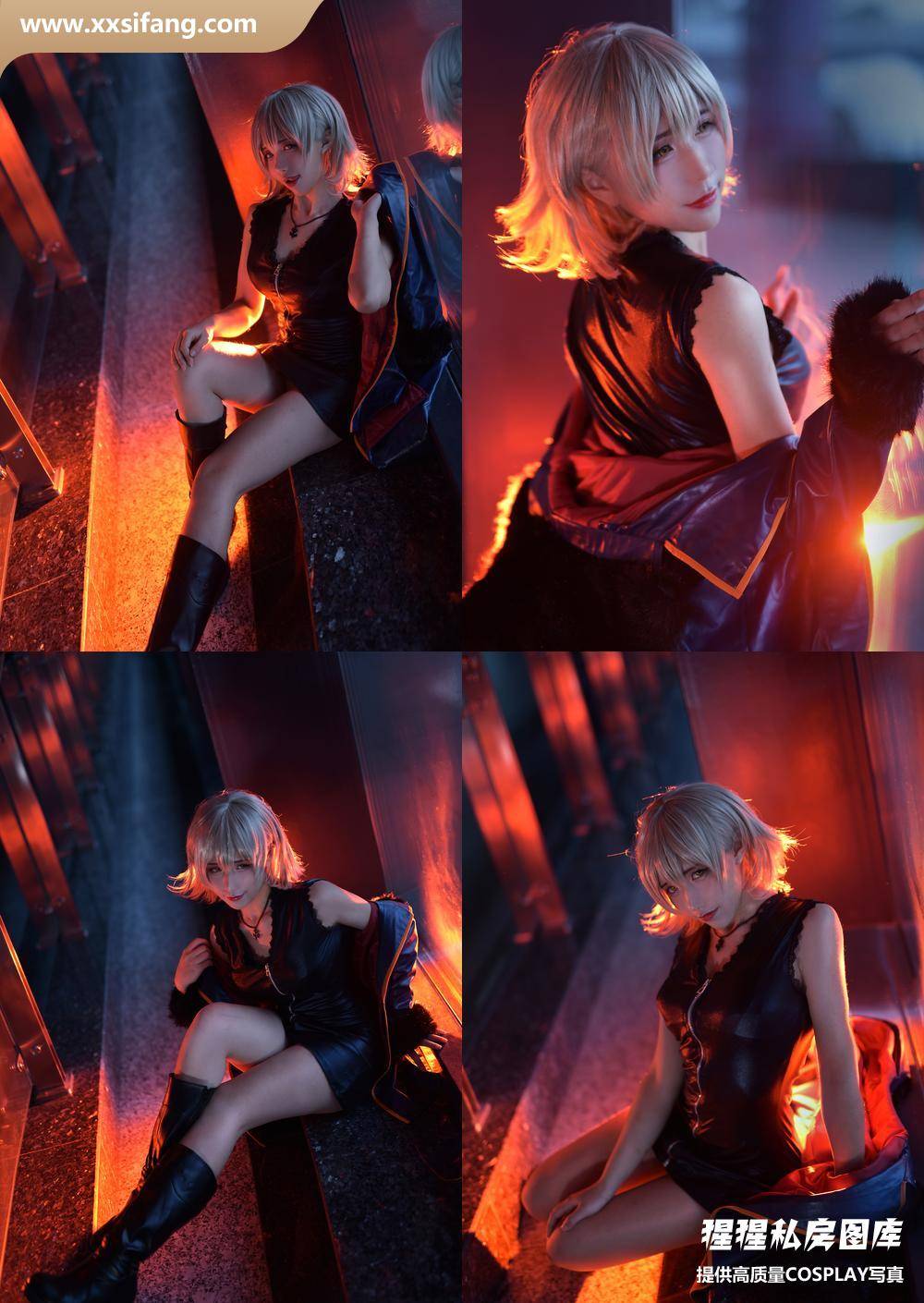[图片2]-九曲Jean写真集《黑贞》高清套图下载[9P]插图-猩猩私房