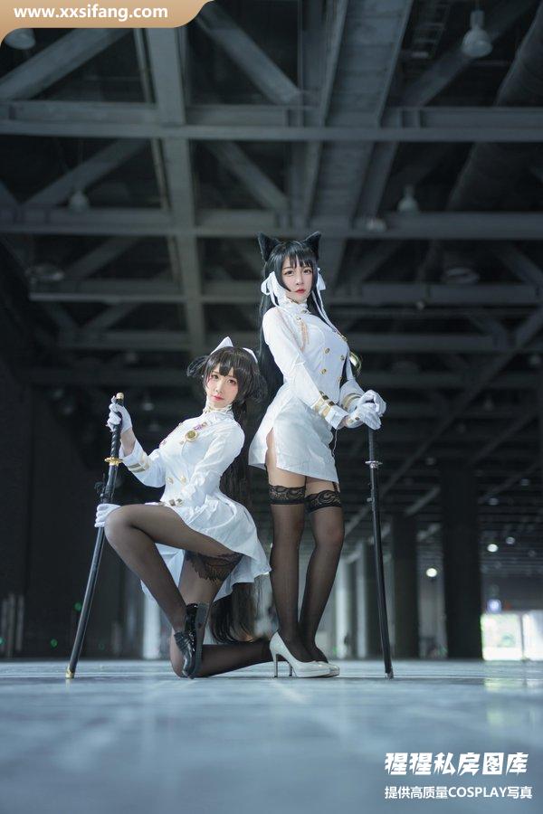 九曲Jean写真集《碧蓝航线 爱宕&高雄》高清套图下载[14P]