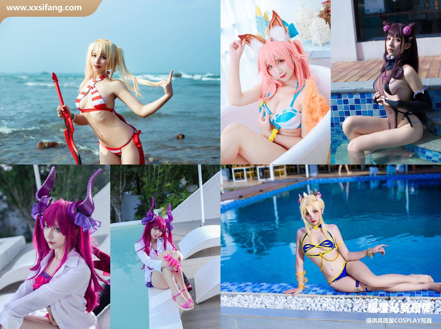 [图片2]-九曲Jean写真集《fgo泳装本》高清套图下载[90P]插图-猩猩私房