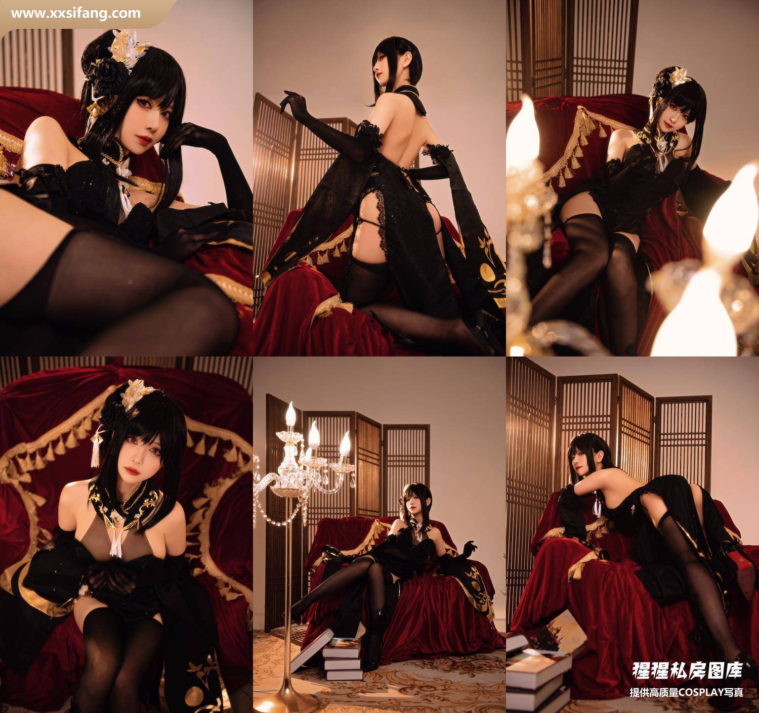 [图片2]-Shika小鹿鹿写真集《碧蓝航线镇海 奇奢华苑》高清套图下载[28P]插图-猩猩私房