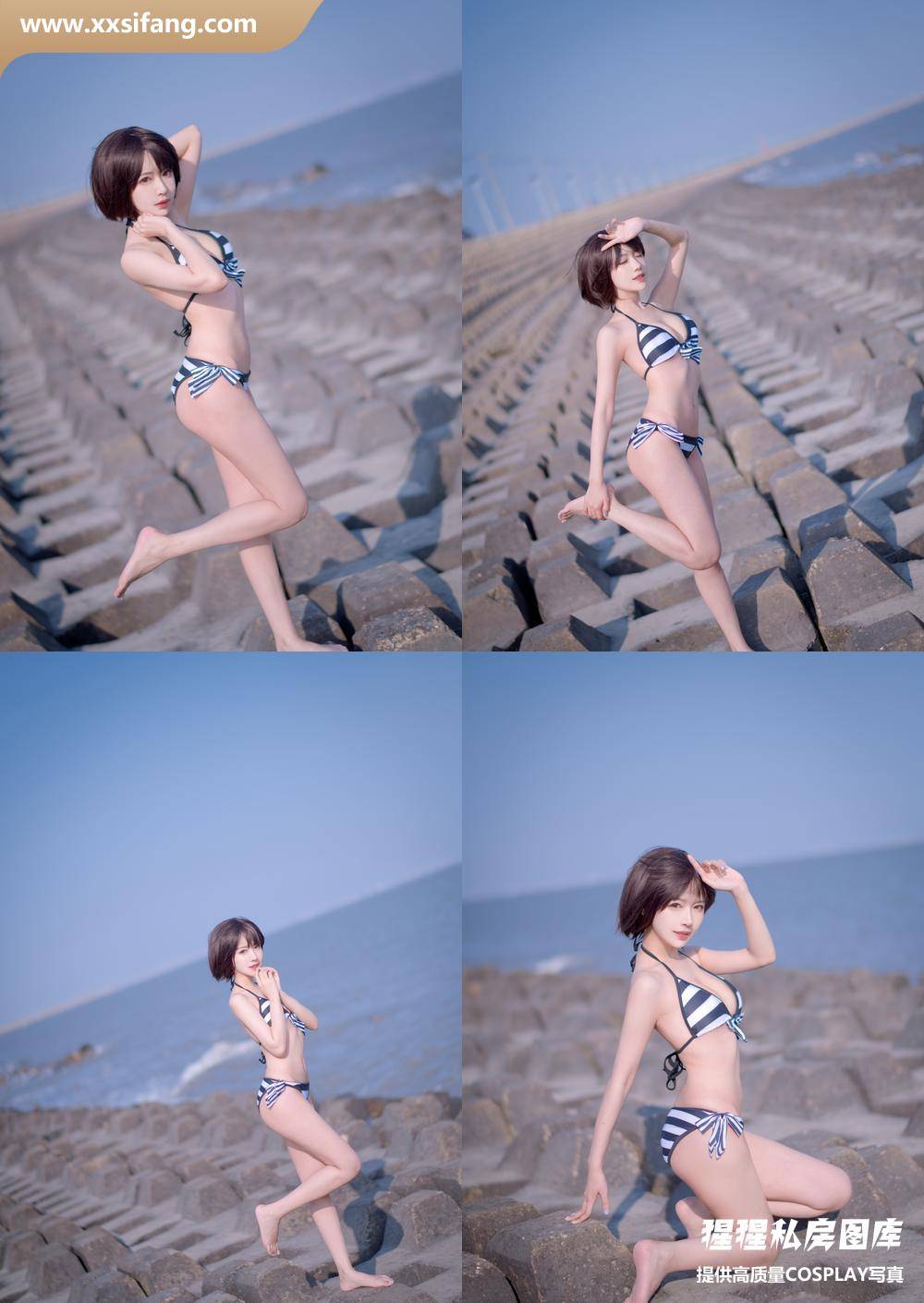 [图片2]-Shika小鹿鹿写真集《加藤惠 泳装》高清套图下载[17P]插图-猩猩私房