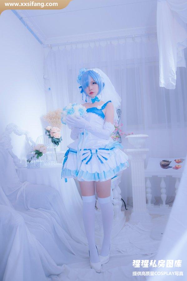 二佐Nisa写真集《蕾姆2号本 雷姆花嫁》高清套图下载[33P]